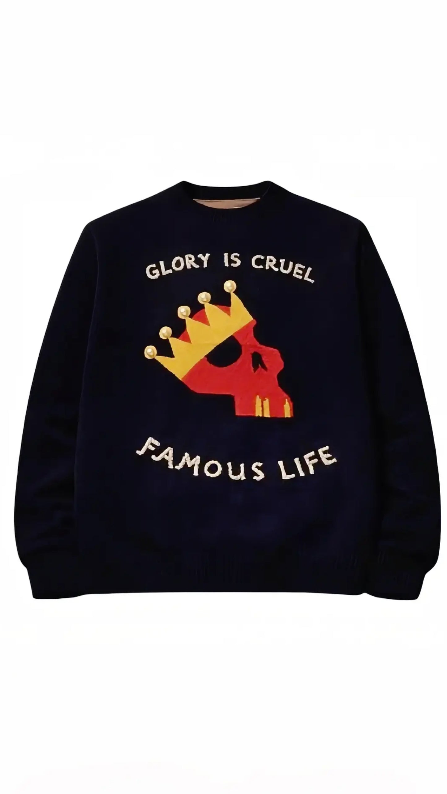 The Famous Life “Glory Is Cruel” Crown Knit